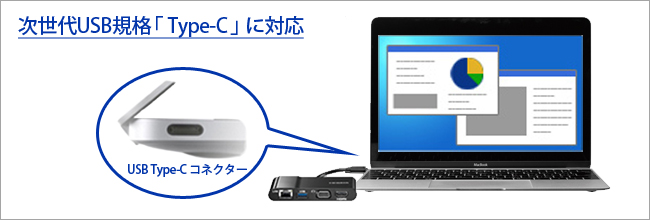 次世代USB規格 Type-Cに対応！