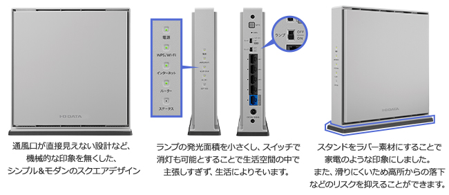 WN-DAX3000GR | Wi-Fi（無線LAN）ルーター | IODATA アイ・オー