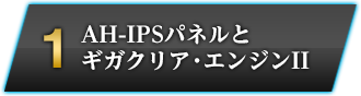 1　AH-IPSパネルとギガクリア・エンジンII