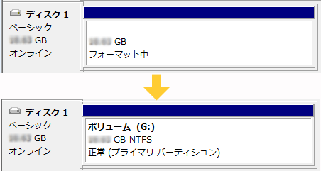 フォーマットする Windows Vistaの場合 フォーマットする Windows Vistaの場合