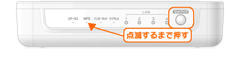 ボタンを押す