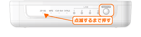 セットアップボタン