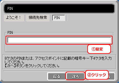 パスワード入力