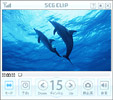 ながら見に最適!スマートなテレビ画面