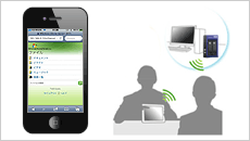スマートフォン、パソコンを使って外出先からリモートアクセス