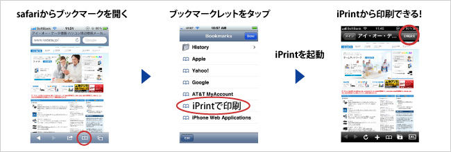 Safariから直接印刷できる！