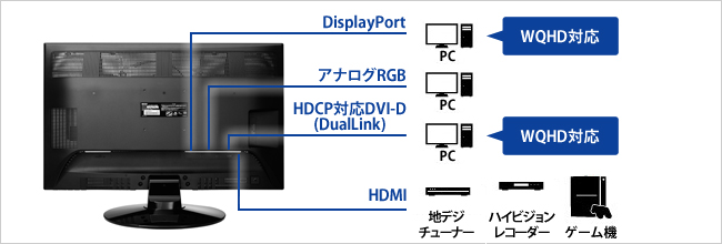 接続性抜群の豊富な入力端子