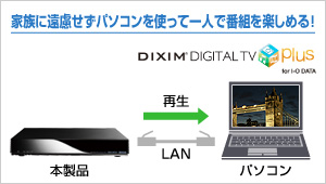 家族に遠慮せずパソコンを使って一人で番組を楽しめる！