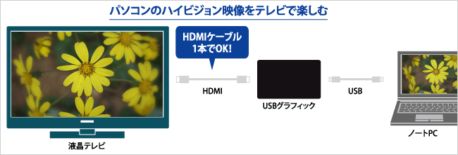 USBグラフィック（USB-RGB3/H） | USB 3.0/2.0接続 外付グラフィック