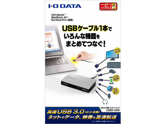 USB3-DD2 仕様 | グラフィック関連 | IODATA アイ・オー・データ機器