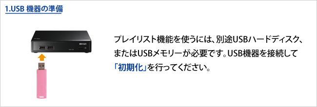 USB機器の準備