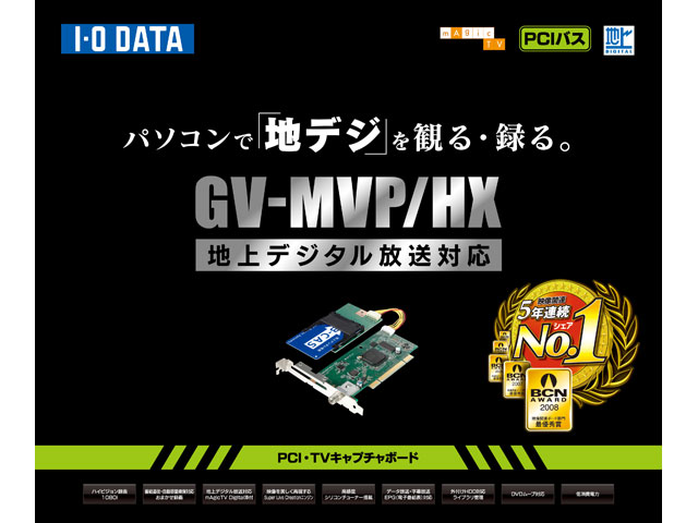 GV-MVP/HX 仕様 | | アイ・オー・データ機器 I-O DATA
