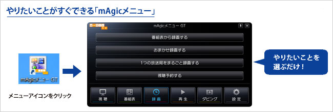 mAgicメニュー