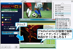 メディアオンラインの画面イメージ図