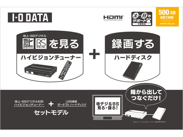 I-O DATA HVTR-BTL 地上デジタルチューナー HDMI対応 Amazon | I-O DATA 地上・BSデジタル放送対応デジタル