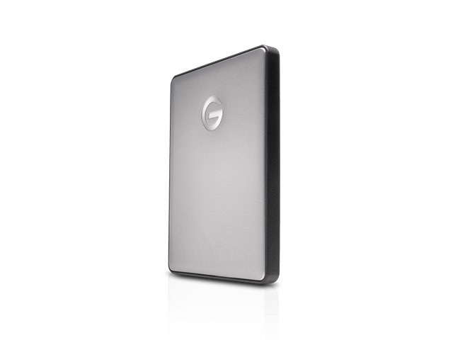 G-Drive Mobile USB-C v2（スペースグレー／1、2TB）　斜め