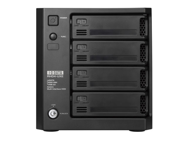 I-O DATA ハードディスク　4台セット ZHD4-UTXRシリーズ | 長期保証＆保守サポート対応 19インチ