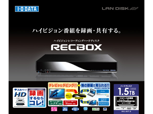 ○【ジャンク品】I-O DATA RECBOX アイ・オー・データ HVL-ATシリーズ