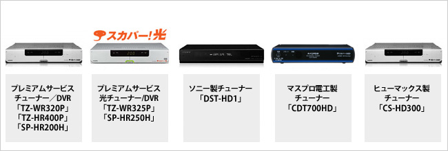 プレミアムサービスチューナー／DVR