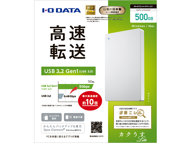 I・O DATA HDPH-UT1KR