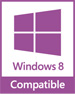 Windows 8 Compatible ロゴ