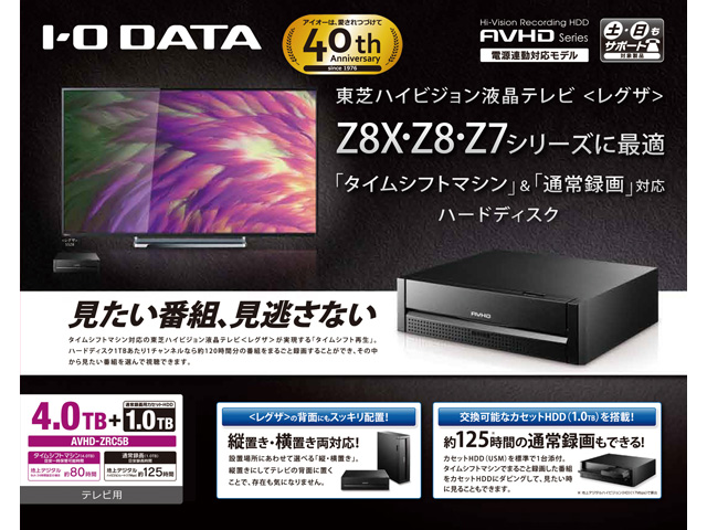 AVHD-ZRC7 タイムシフト対応HDD