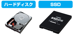 高速なSSDでノートパソコンを快適に！