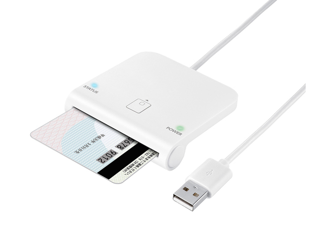 USB-ICCRW2/E　斜め（カード挿入）