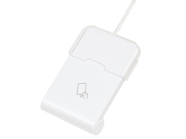 USB-NFC4S　ホルダー装着　斜め