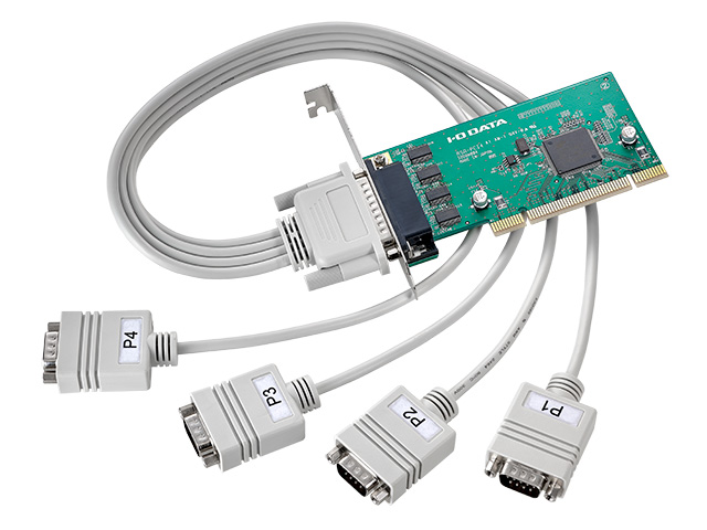 RSA-PCI4シリーズ（4ポート）　正面