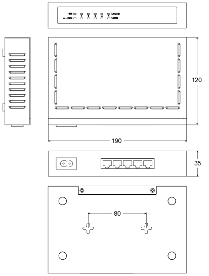 外形寸法図