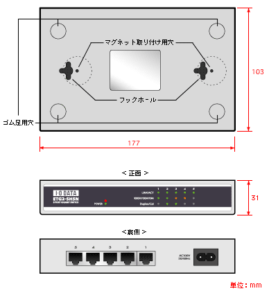 外形寸法図