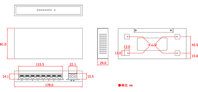 外形寸法図