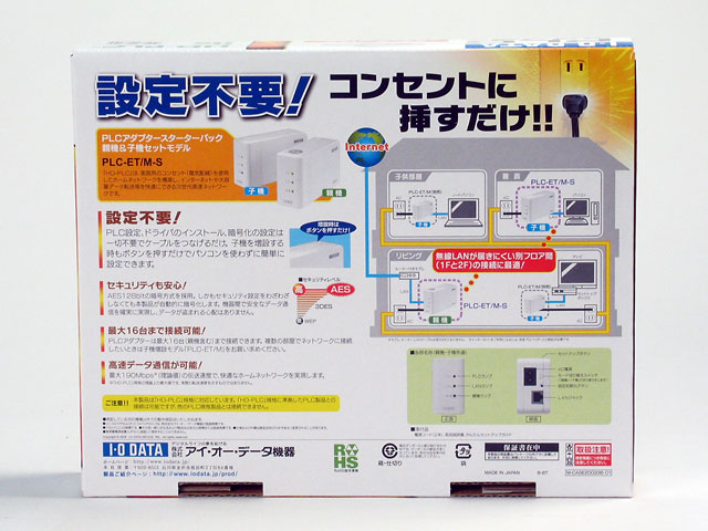 PLC-ET/Mシリーズ 仕様 | | アイ・オー・データ機器 I-O DATA