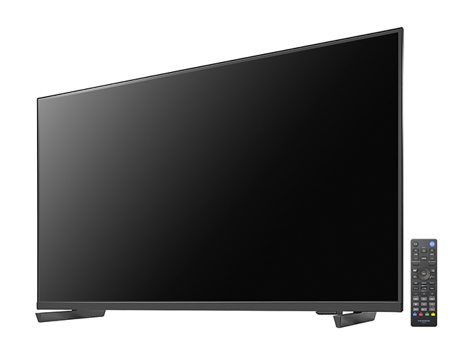 DI-U431DX　液晶とリモコン／左振り斜め
