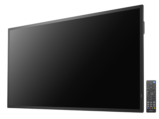 LCD-U651D-P　液晶とリモコン／左振り斜め