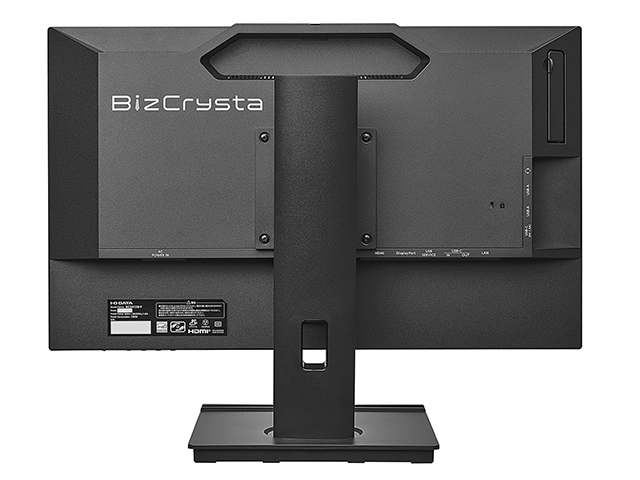 LCD-BC241D-Fシリーズ　背面（ブラック）