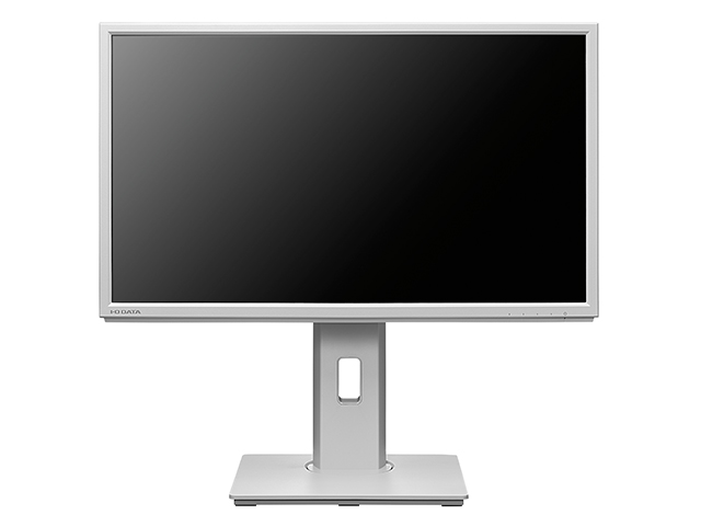 LCD-DF221ED-F（ホワイト）　正面2（アームを伸ばした状態）