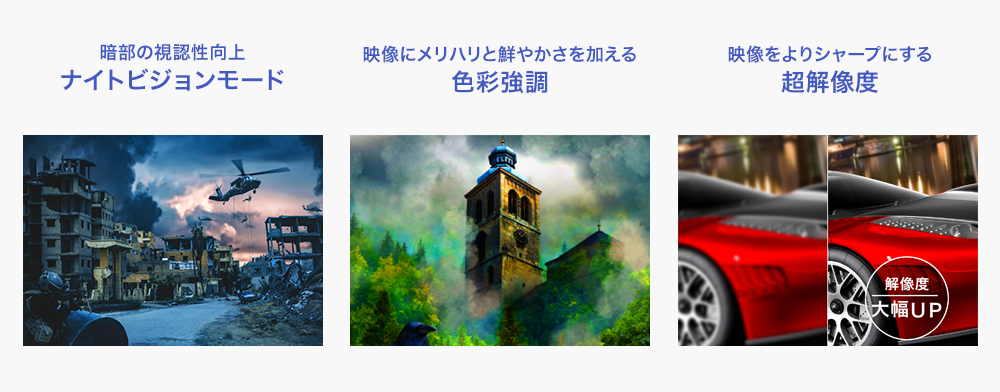 ゲーム向け専用機能を搭載!