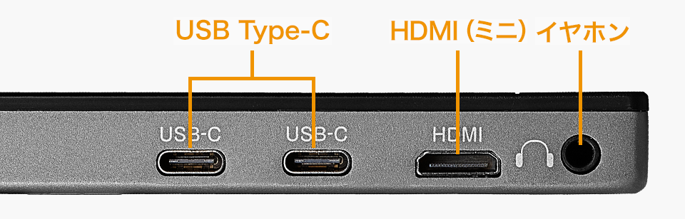 HDMI（ミニ）端子も搭載