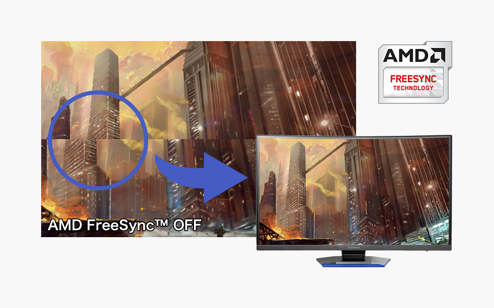 AMD FreeSync™ テクノロジー対応！