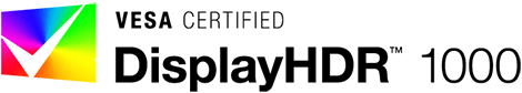 DisplayHDR 1000に対応！