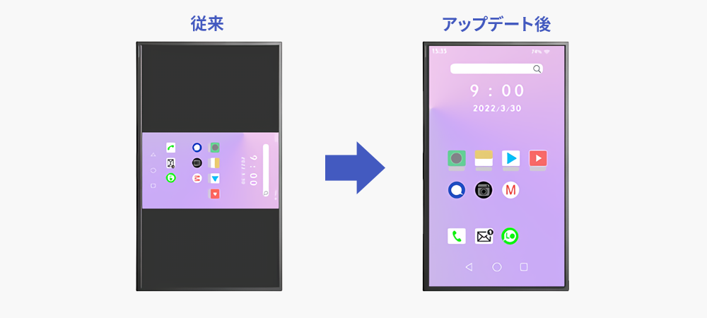 スマホの縦表示にも対応！