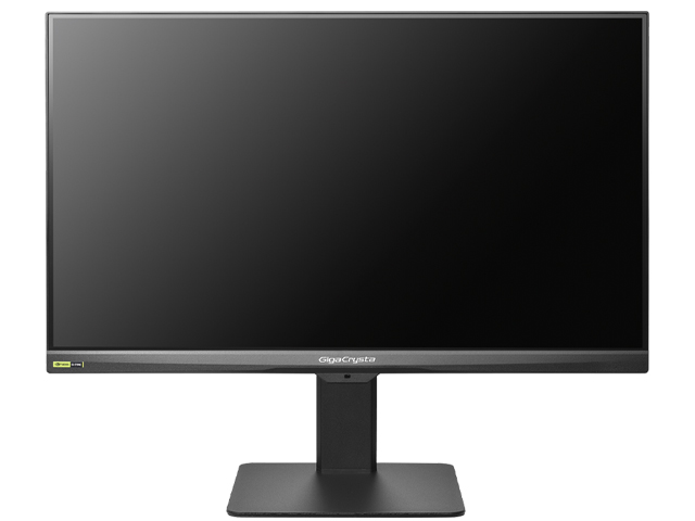 LCD-GD243UDシリーズ　ブラック　フリースタイルスタンド　正面
