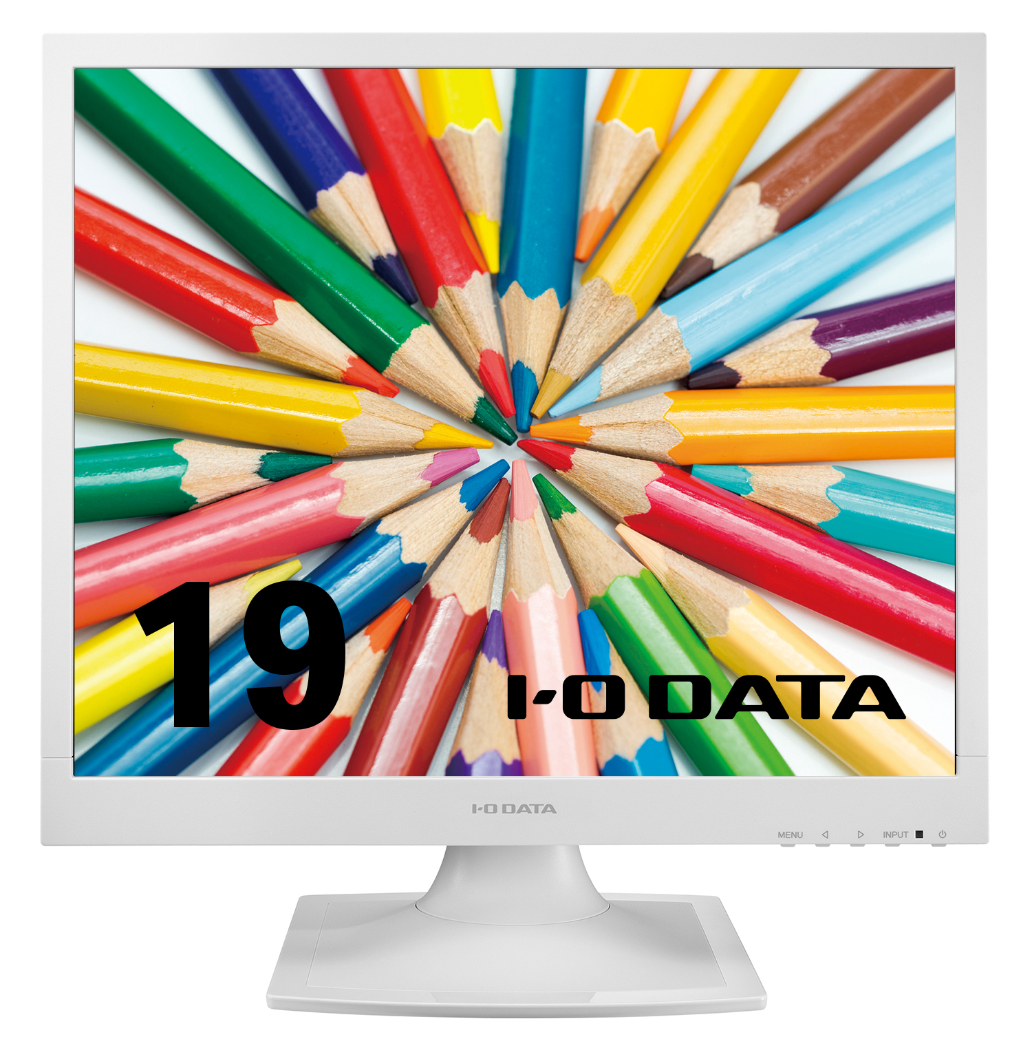 最新入荷 中古 現状 I O DATA 液晶モニター 品番 LCD-AD195VB 19型 スクエア スピーカー内臓 D-Sub DVI  アイオーデータ U120