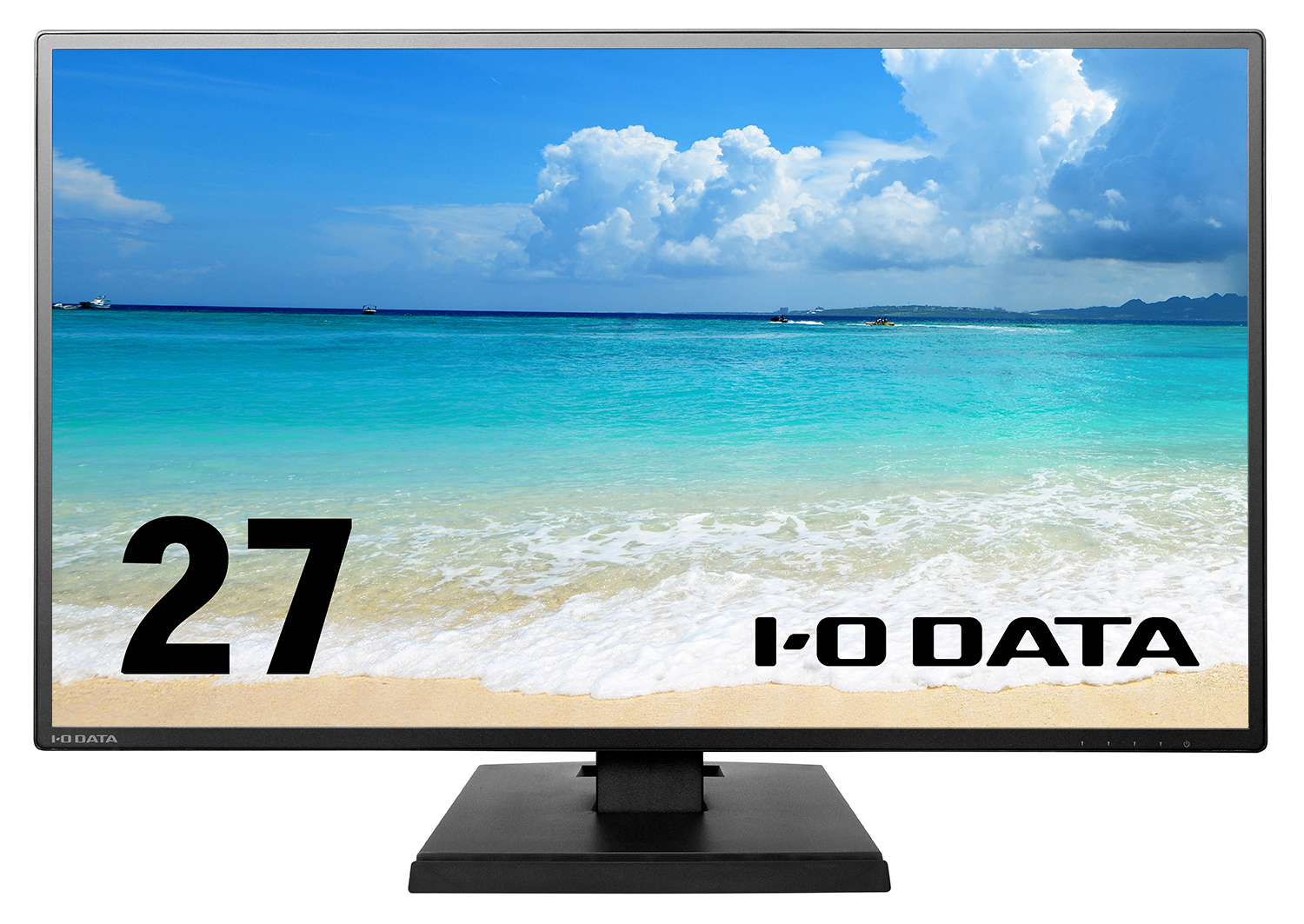 日本一掃 I-O DATA モニター 27インチ WQHD ADSパネル フレームレス 高さ調整 回転 HDMI×3 DP×1 スピーカー  ディスプレイ