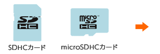 SDHCカード microSDHCカード