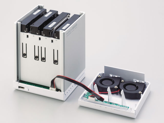 ♪♪☆ I-O DATA ☆ 外付けHDD☆ HDL4-G2.0シリーズ ☆ 2.0TB（500×４） ☆ RAID5対応 ☆ ネットワーク接続ハードディスク ☆♪♪