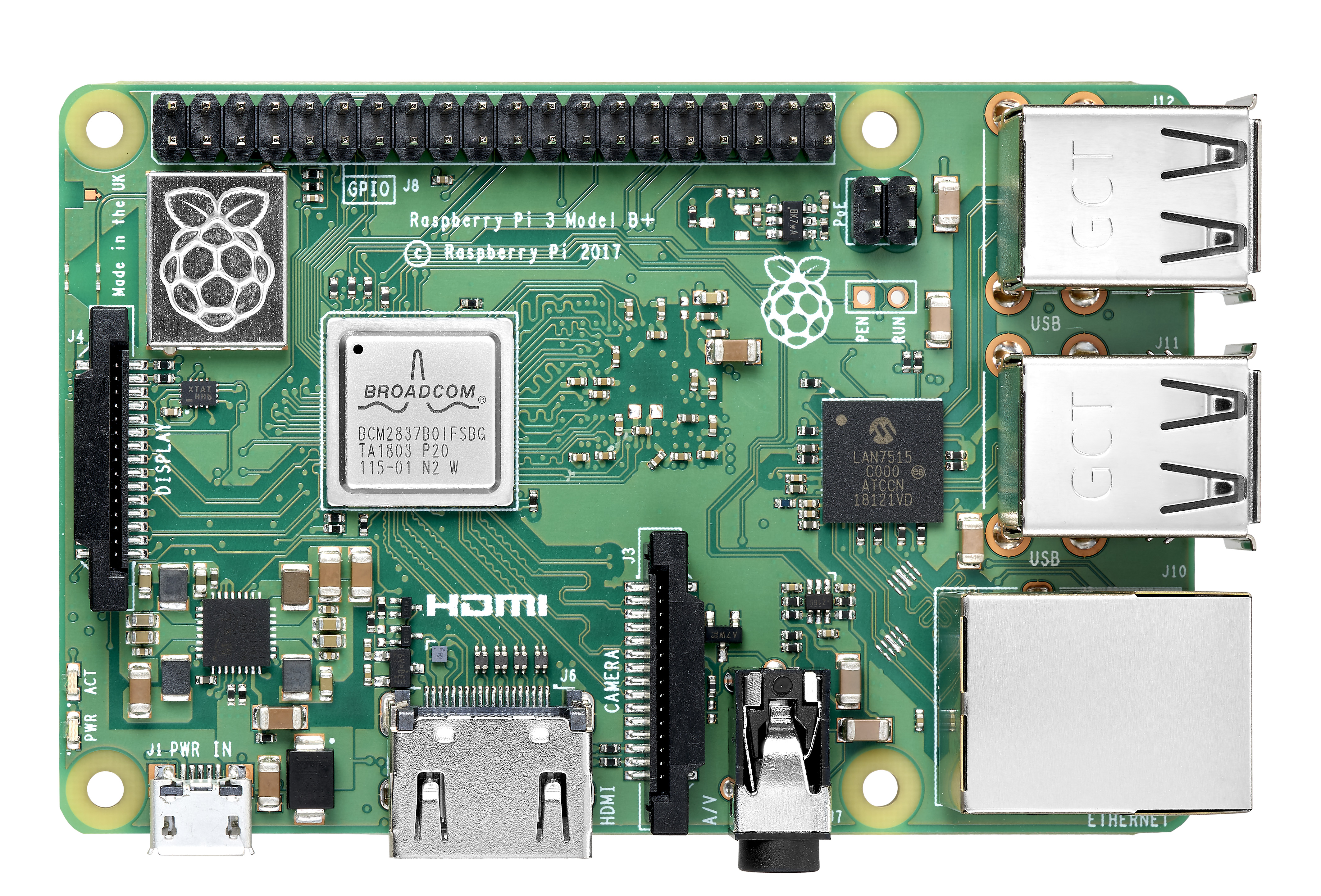 Raspberry Pi 3 Model B v1.2  （ラズベリーパイ3B)