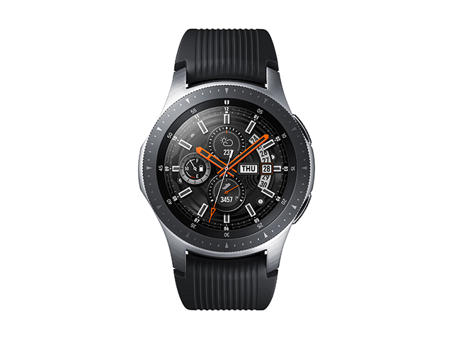 Galaxy Watch（シルバー）　正面